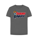 Slate Grey Barmy Army Mascot Send Off Tee - Ladies