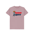 Mauve Barmy Army Mascot Send Off Tee - Juniors