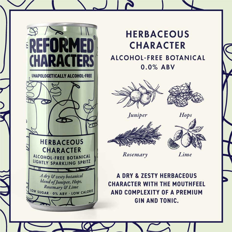 Herbaceous Character Alcohol Free Distilled Drink (0.0% ABV) (Alt Gin)