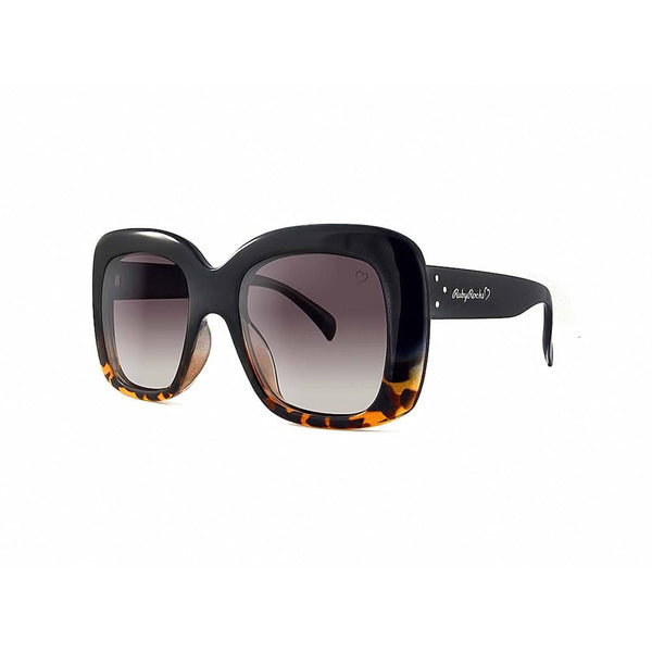 Ruby Rocks Oversized 'Monsterrat' Square Sunglasses in Tortoiseshell 