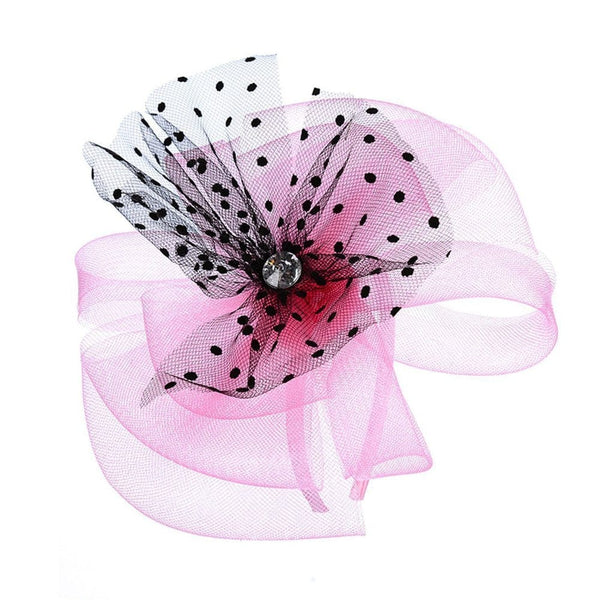 Ruby Rocks Ria Fascinator - Pink 