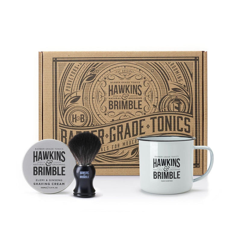 Ultimate Shaving Ritual Box (Shaving Cream + Shaving Brush + Enamel Shaving Mug)