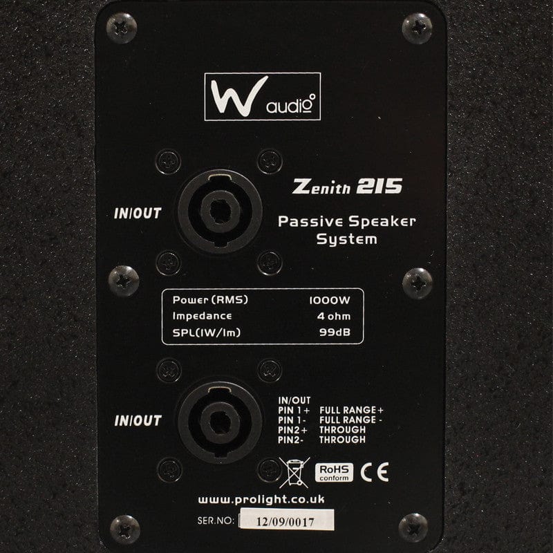 Zenith S215 1000w Twin 15\" Bass Enclosure ( SPEA57 )
