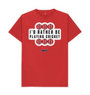 Red Barmy Army Playing Cricket Tee - Men's