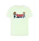 Pastel Green Barmy Army Mascots Tee - Ladies