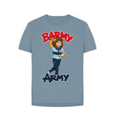 Stone Blue Barmy Army Mascot Send Off Tees - Ladies