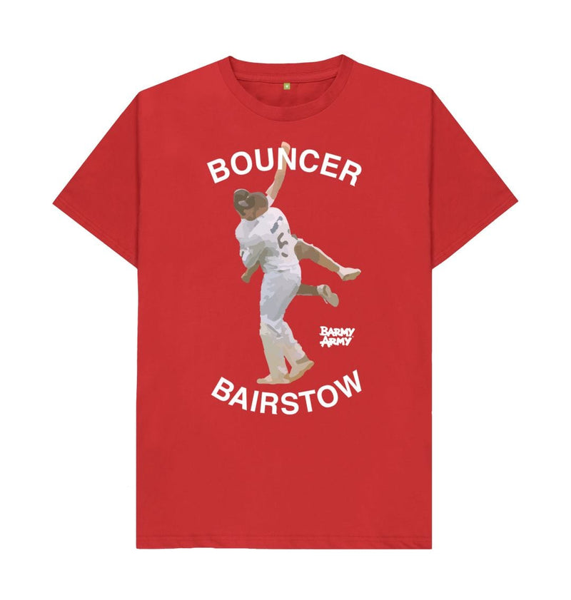 Red Barmy Army Bouncer Bairstow Tee