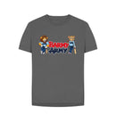 Slate Grey Barmy Army Mascots Tee - Ladies
