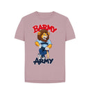 Mauve Barmy Army Mascot Tees - Ladies